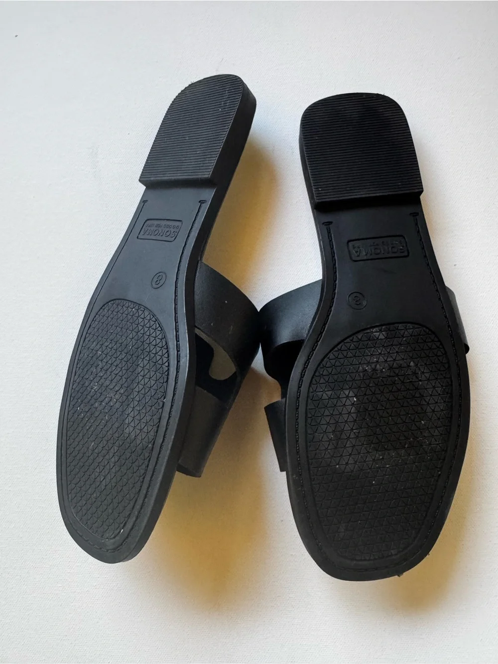 SONOMA Black Women's Slip-On Mule Sandals SZ 8